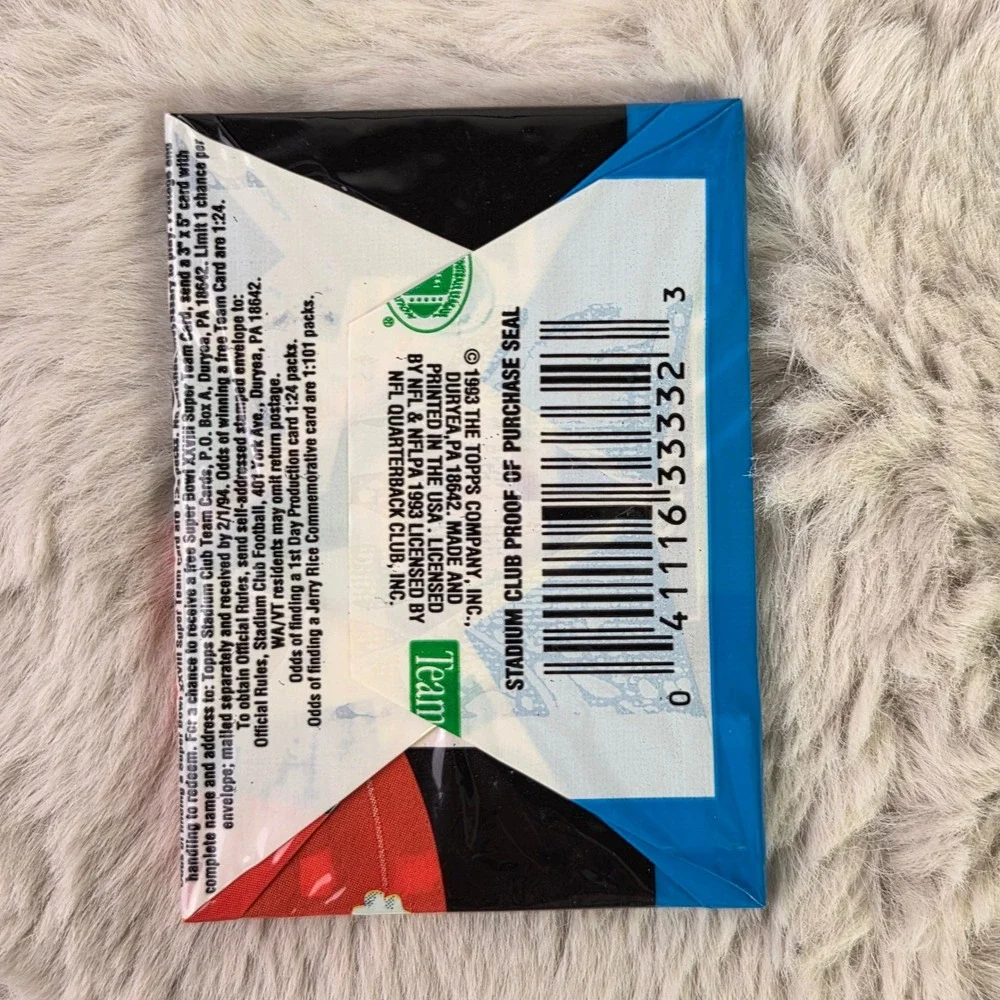 8 Pack Lot 1993 Topps Stadium Club Football Series 2 Sealed Wax Packs 14 Cards